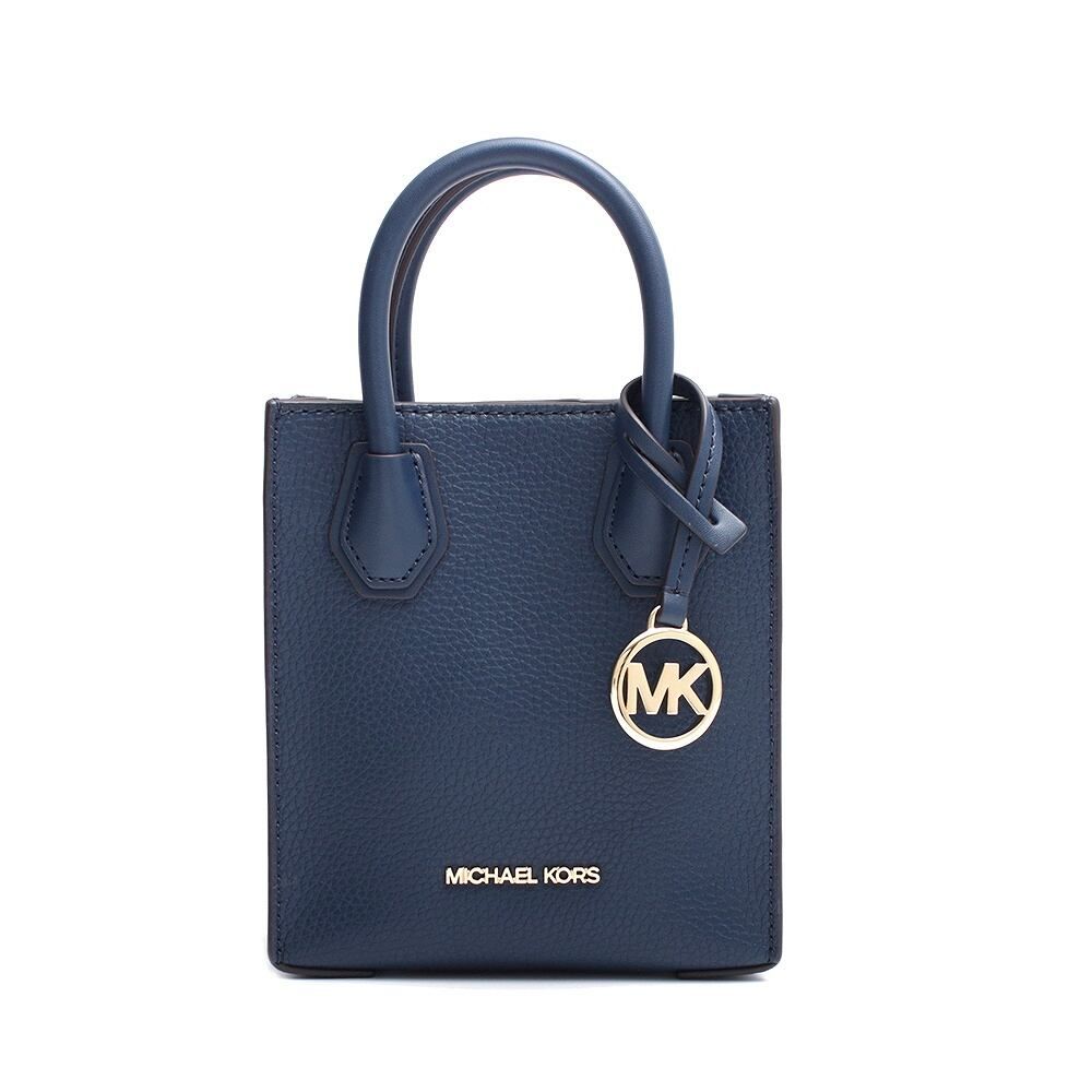 Blue Fur Handbag
