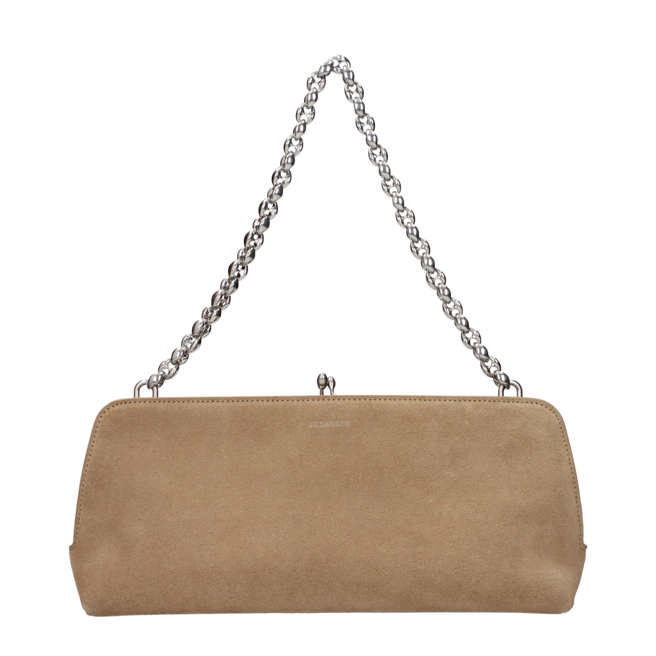 Beige Leather Handbag