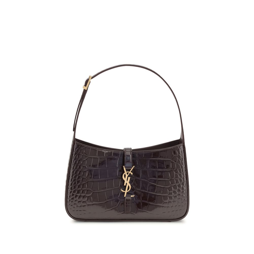 Bordeaux Crocodile Shoulder Bag