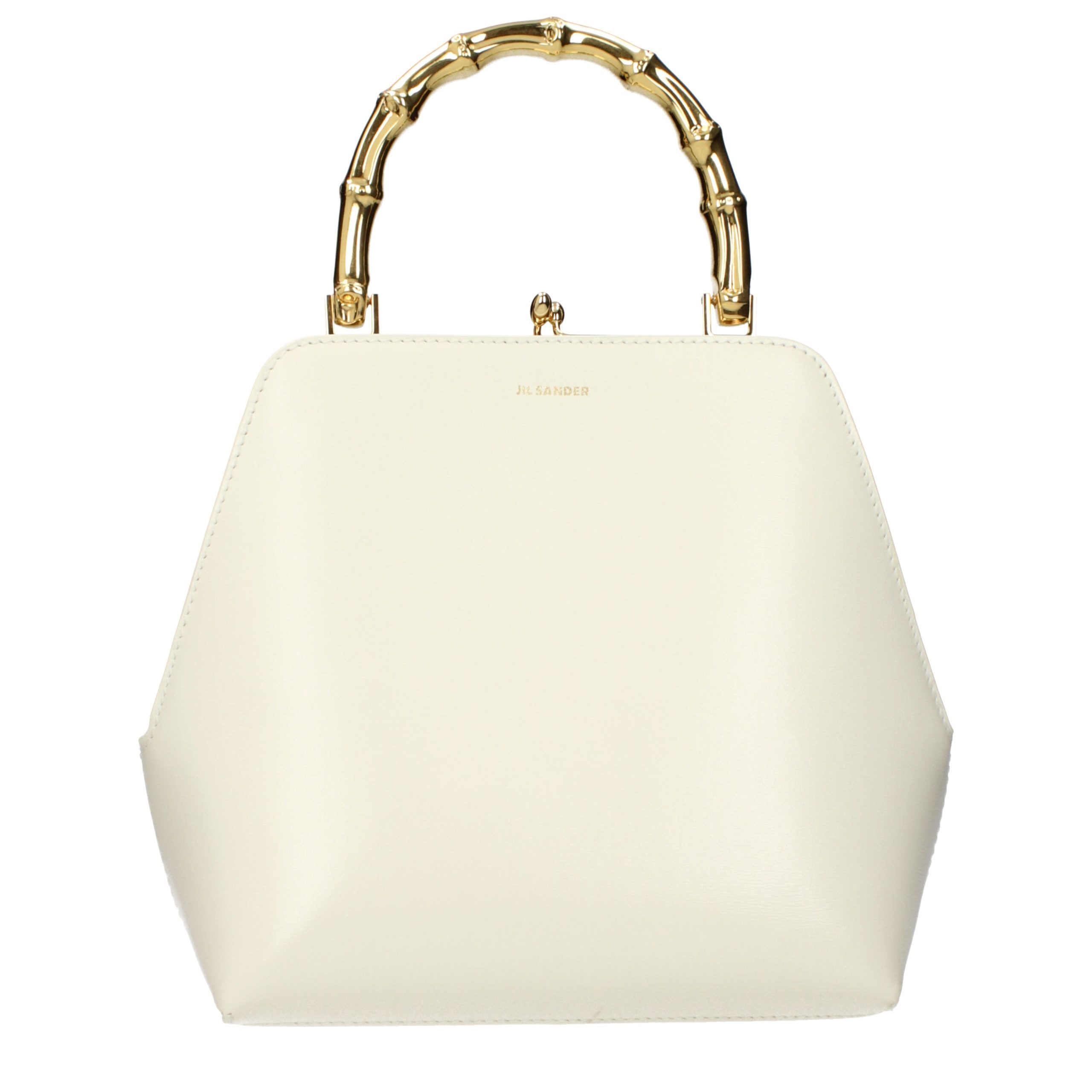 Beige Leather Handbag