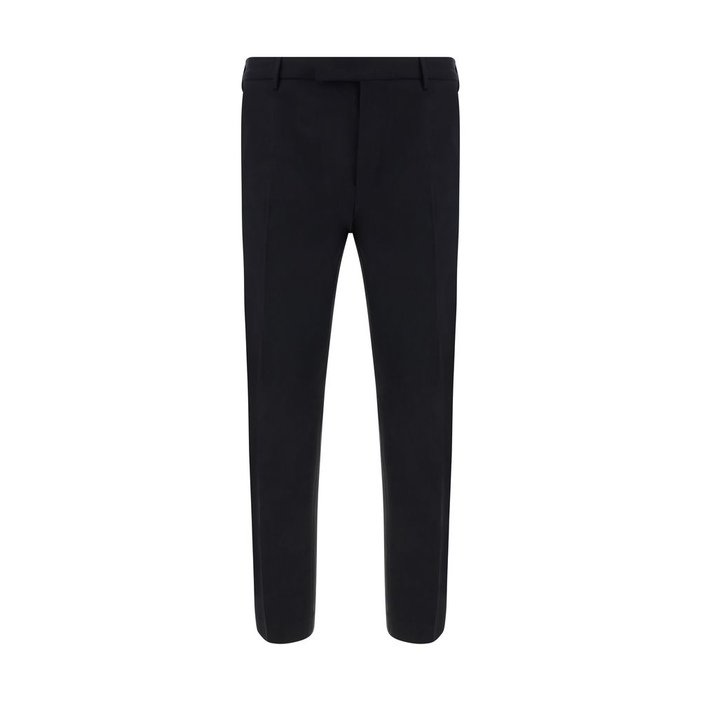 Black Elastane Dress Pants
