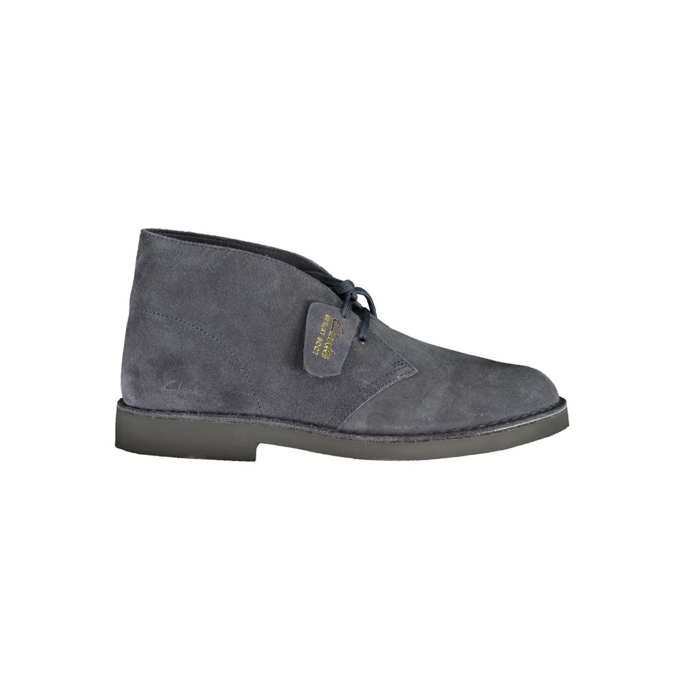 Blue Leather Men's Boot