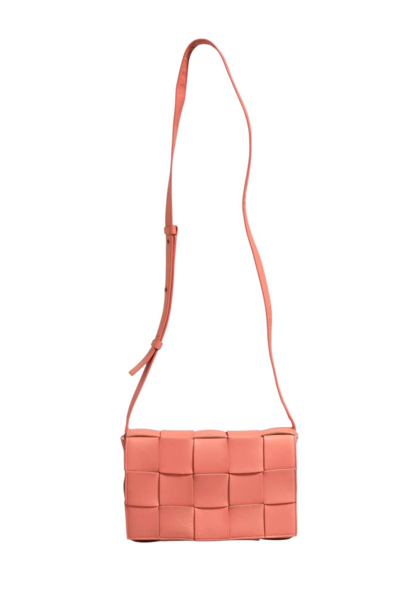Bottega Veneta Lambskin Maxi Intrecciato Cassette Crossbody Women's Bag (Pre-Owned)