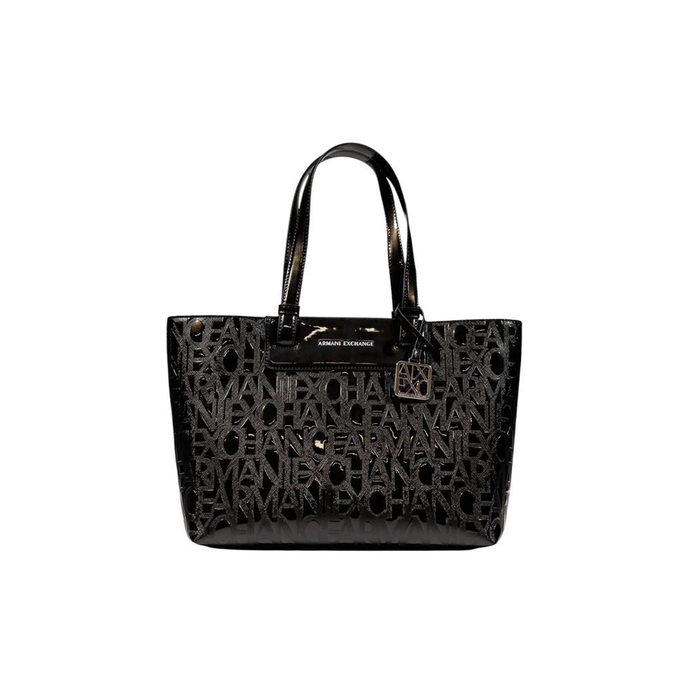 Black Polyester Handbag