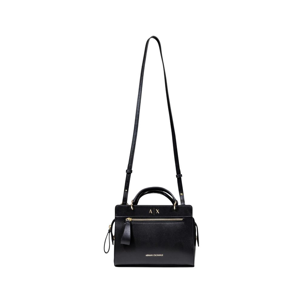 Black Polyester Handbag