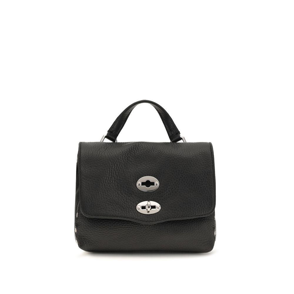 Black Calf Leather Bos Taurus Handbag
