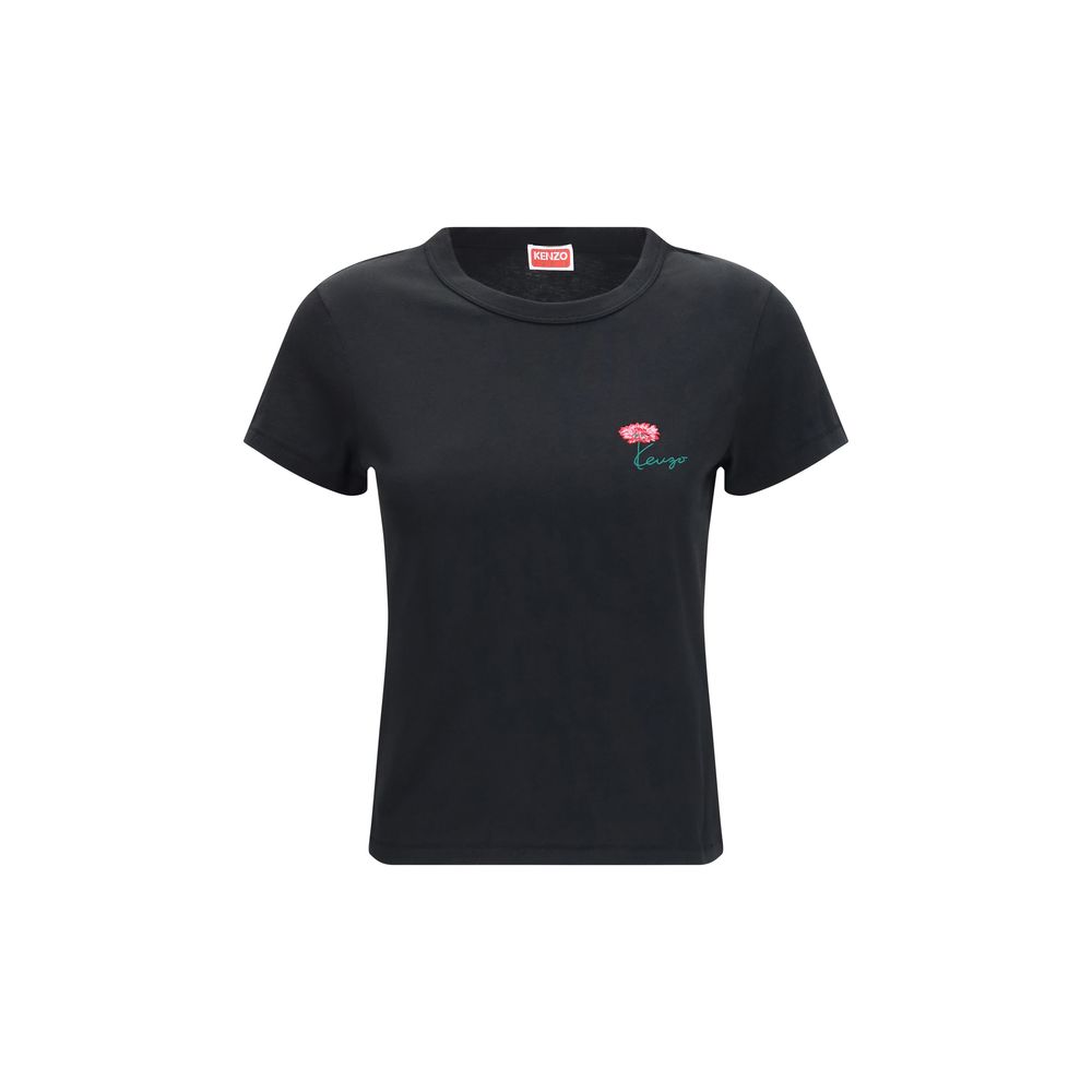 Black Cotton T-Shirt
