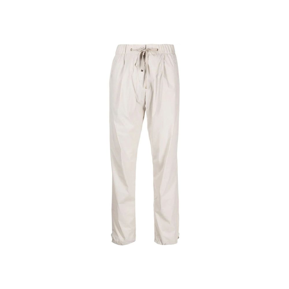 Gray Elastane Athletic Pants