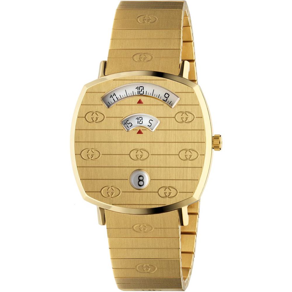 Gold Stainless Steel Dress Watch