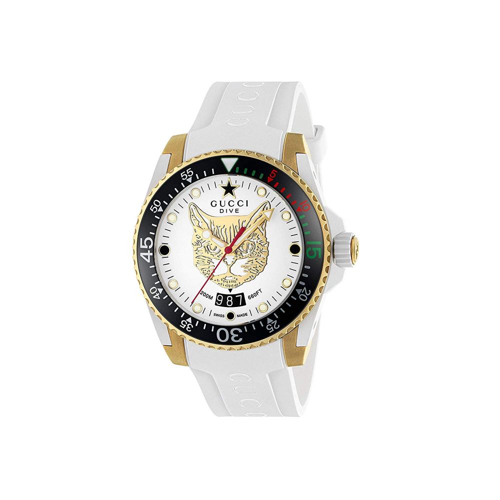 White Rubber Sport Watch