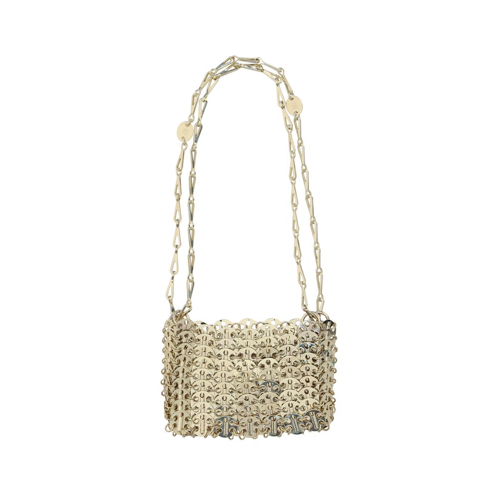 Bicolor Brass Shoulder Bag