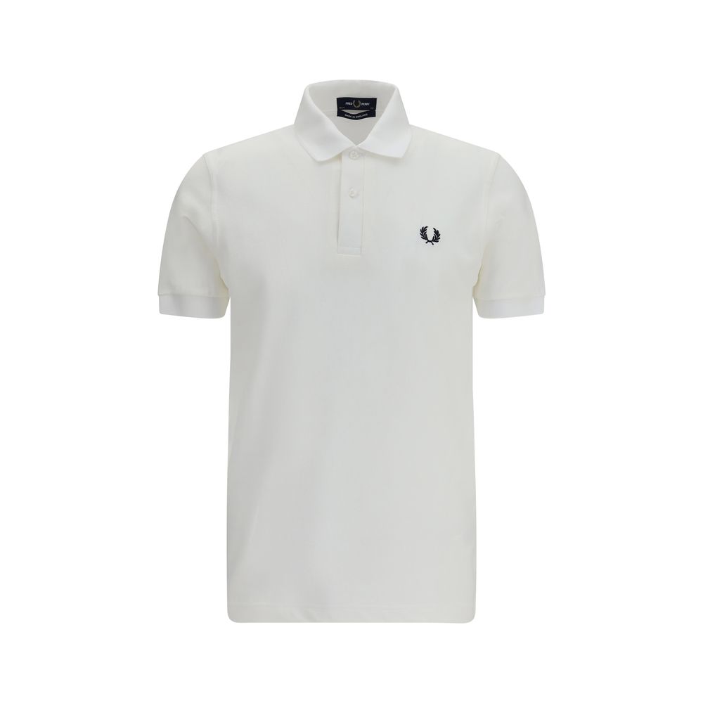 White Cotton Polo Shirt