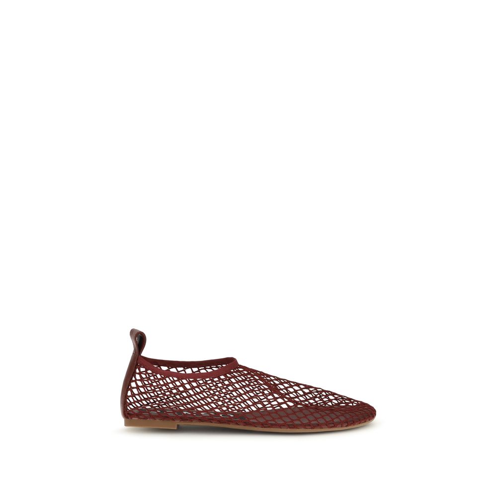 Bordeaux Rubber Ballet Flats