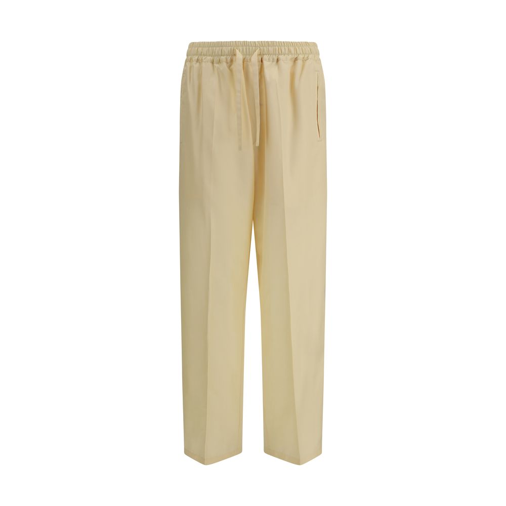 Bicolor Silk Pants