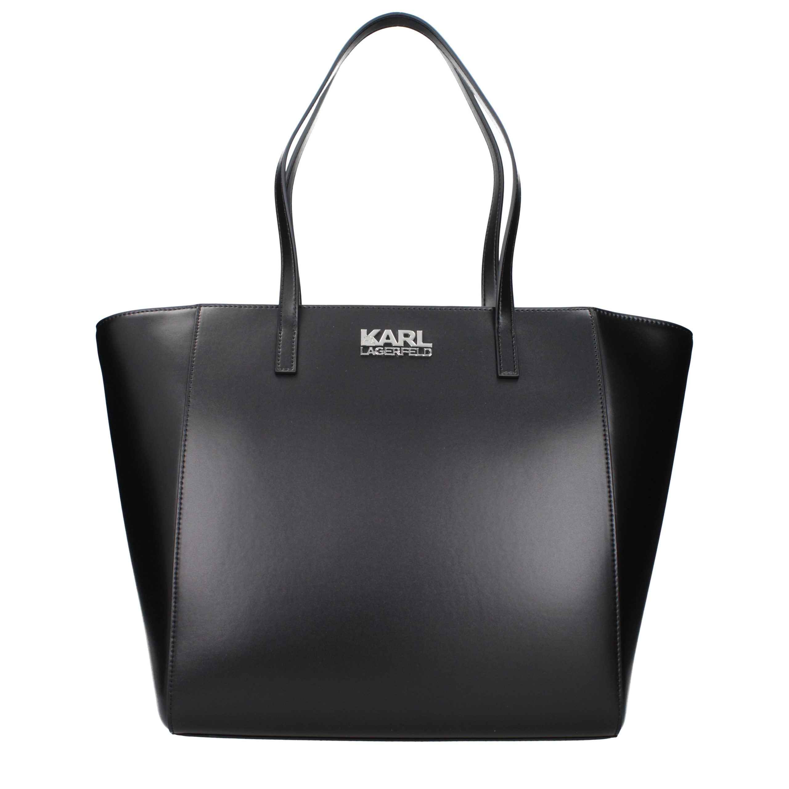Black Polyethylene Shoulder Bag