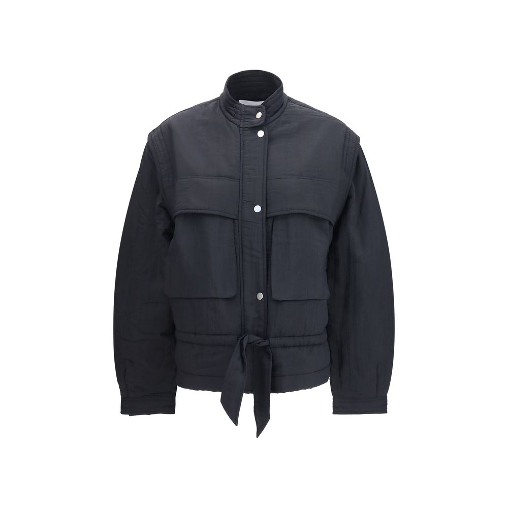 Black Modal Full-Length Jacket