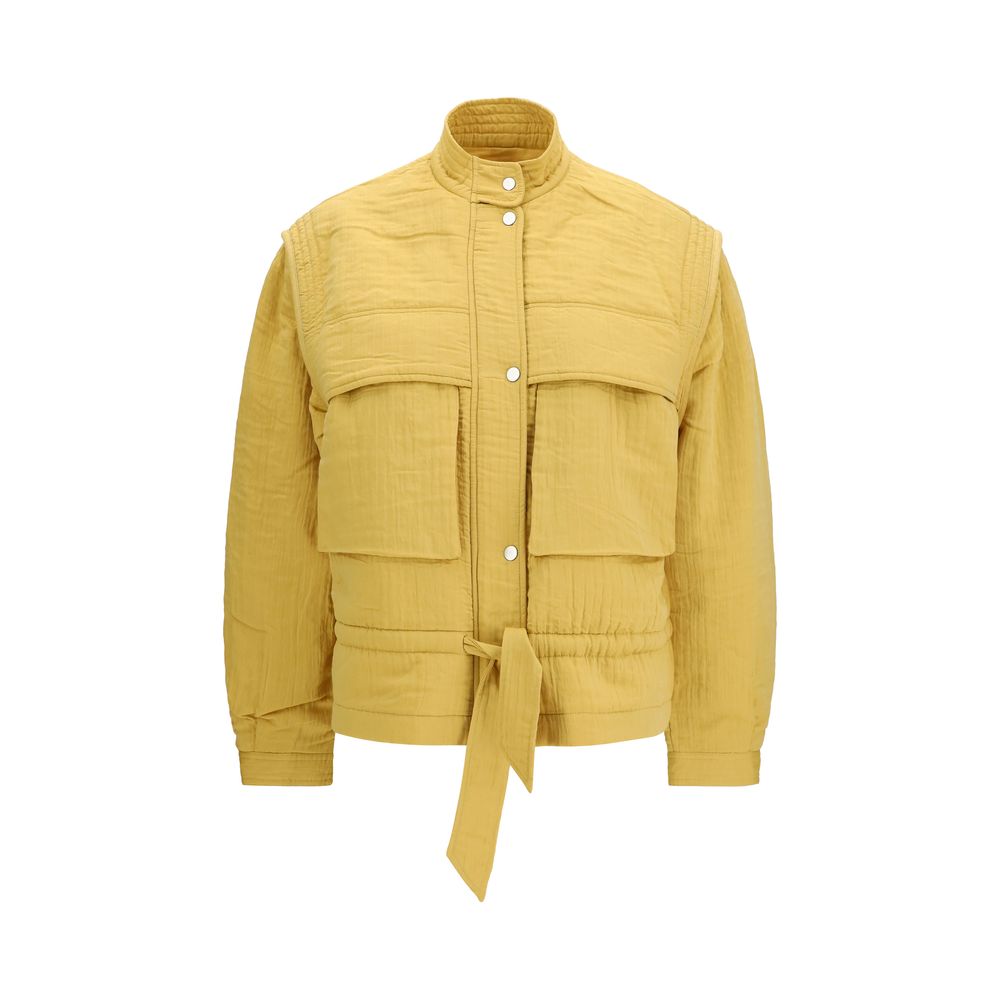 Marant Etoile Bicolor Modal Full-Length Jacket Clothing - Women