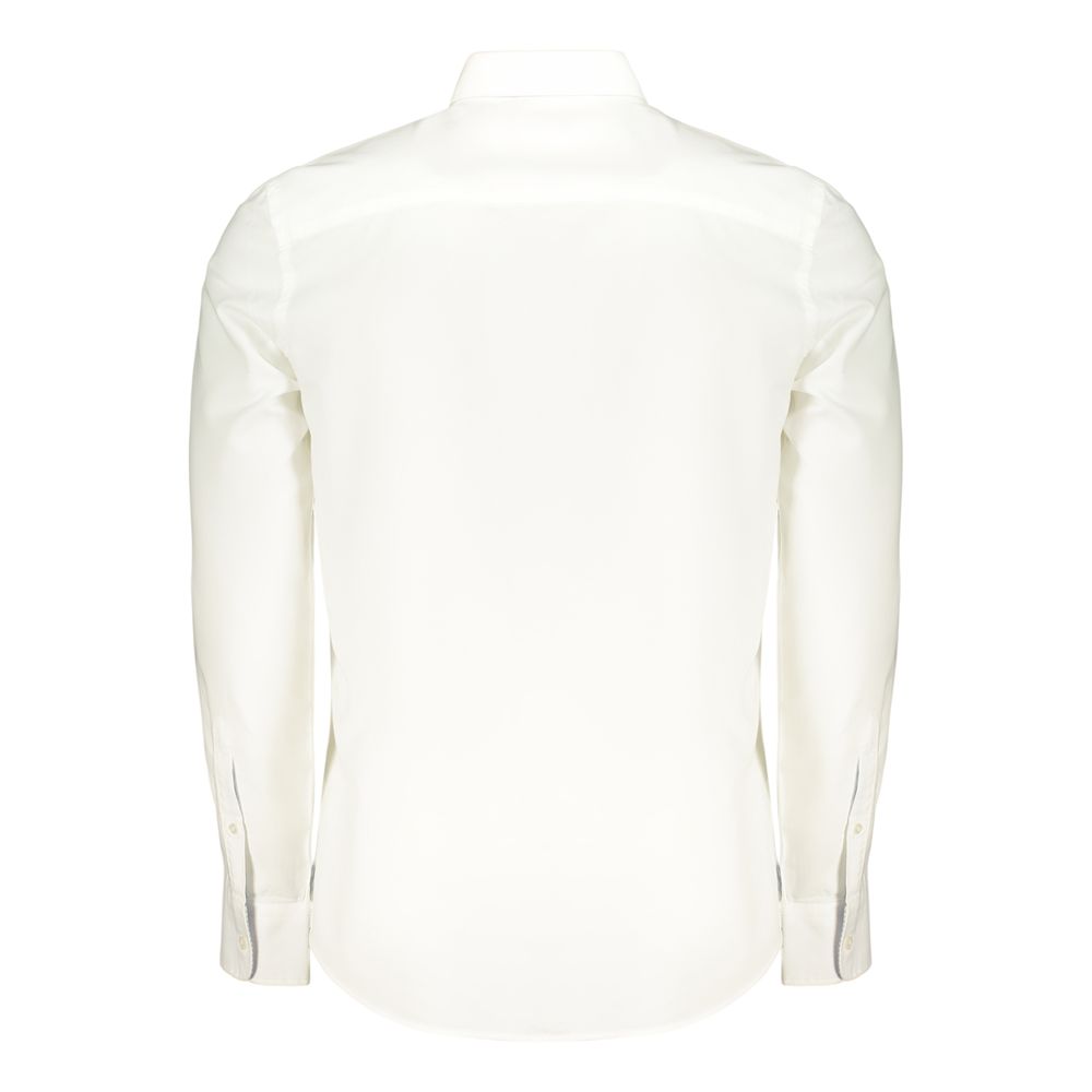White Cotton Men's Shirt 2