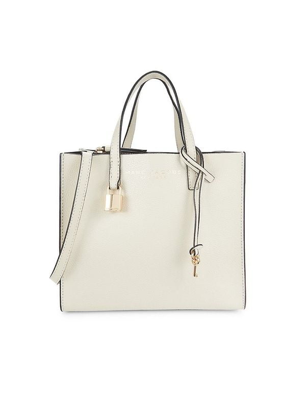 Women'S Mini Pebbled Tote - Marshmallow