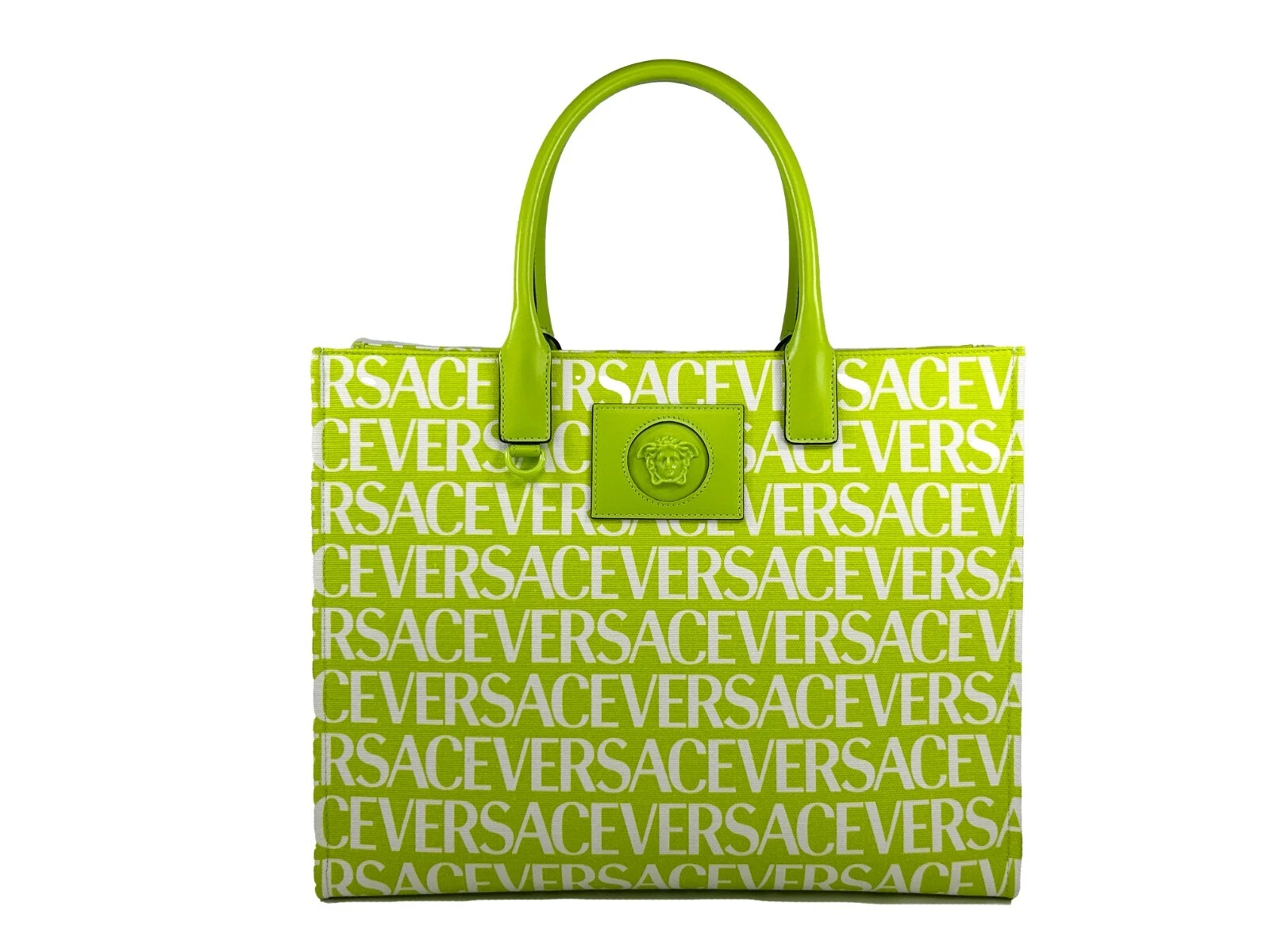 Versace Medusa Large Canvas Tote Bag Gold - Women