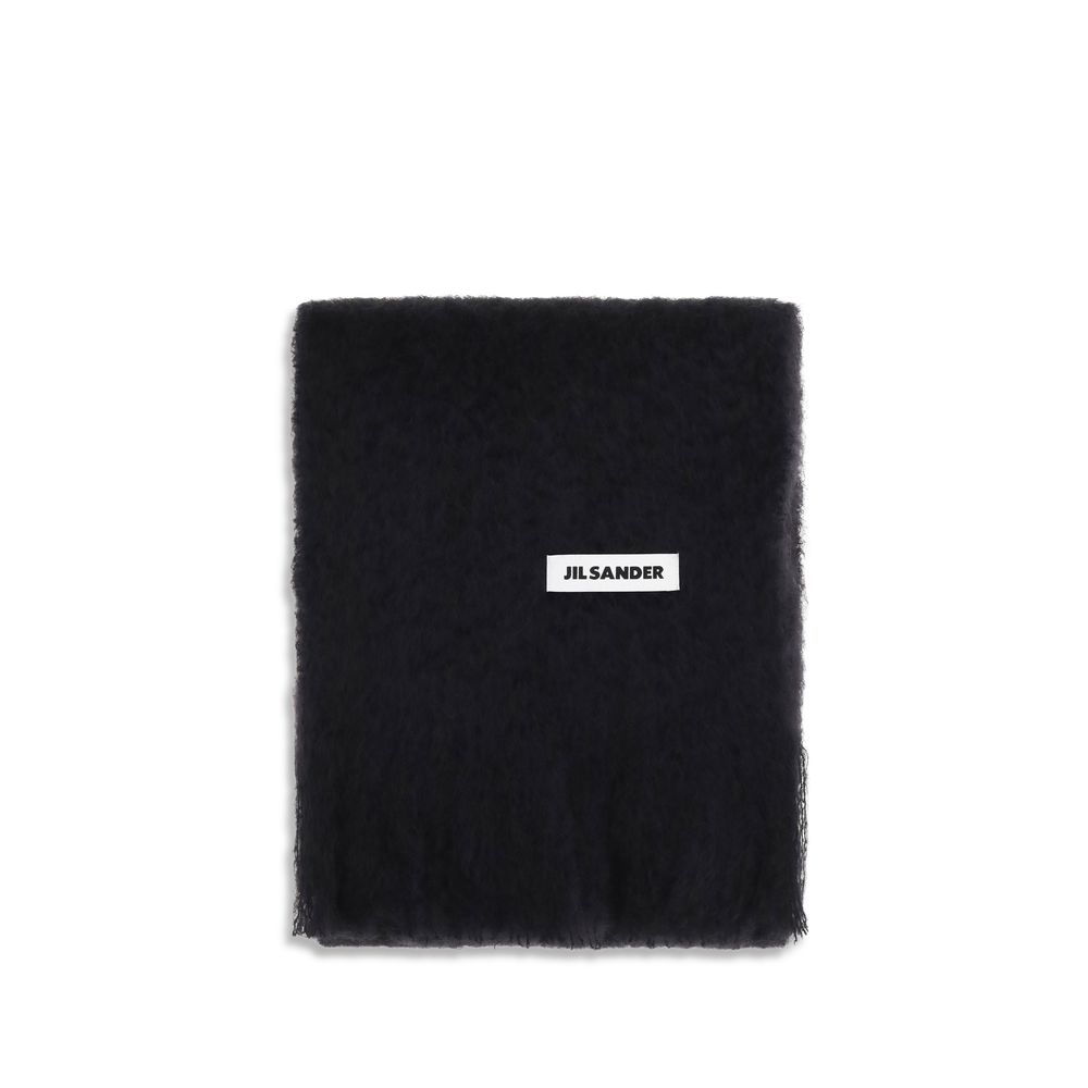 Black Wool Oves Aries Scarf
