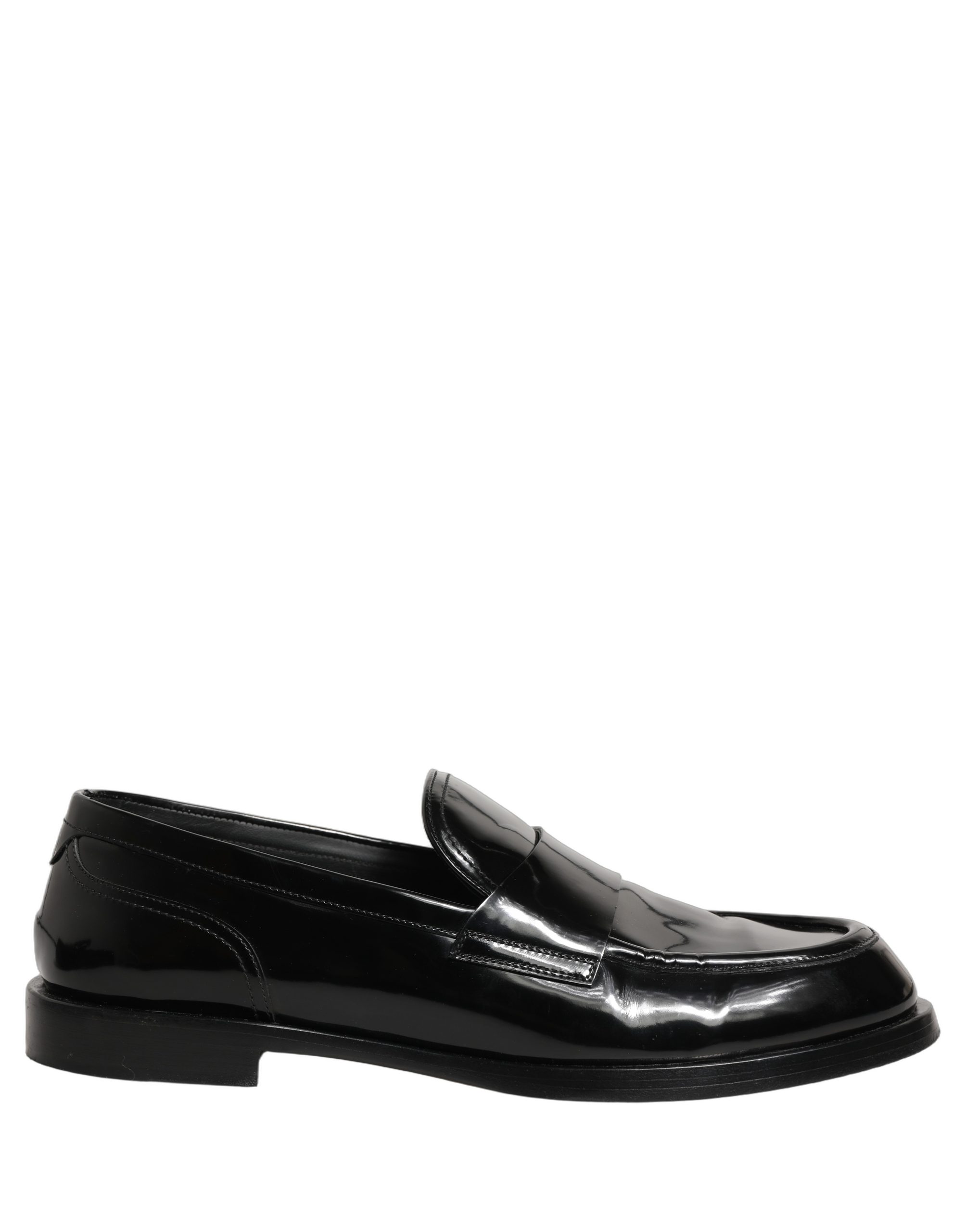 Black Leather Formal Men Dress Loafers Shoes