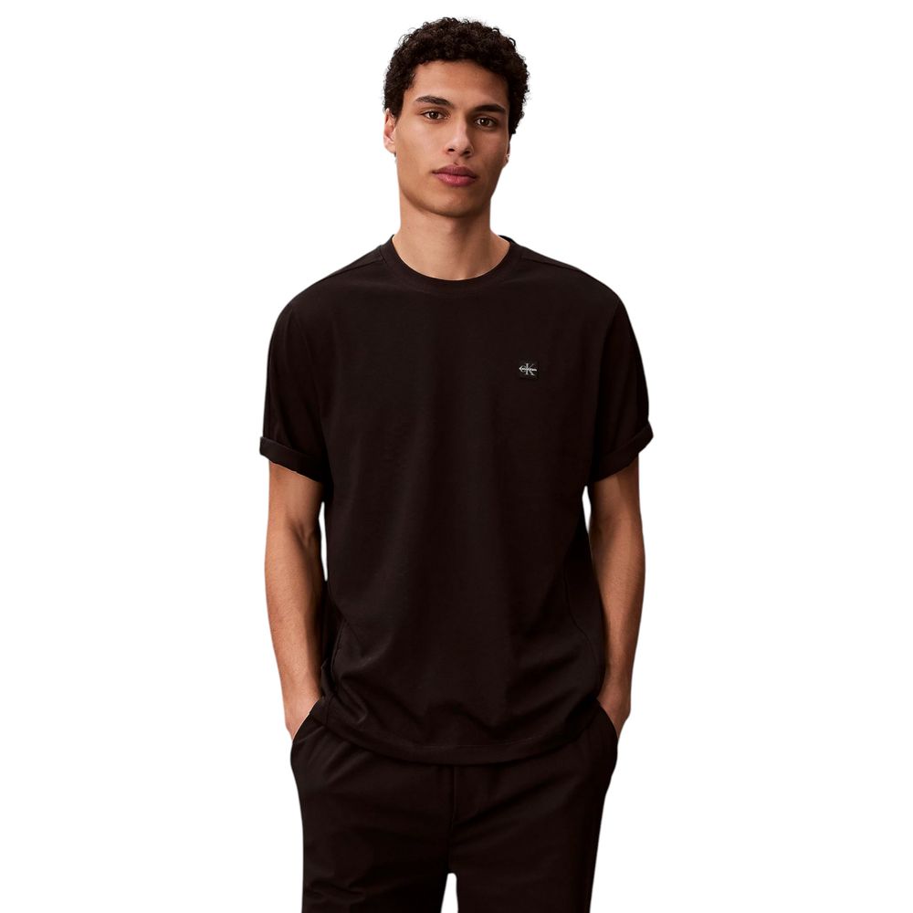 Black Cotton T-Shirt
