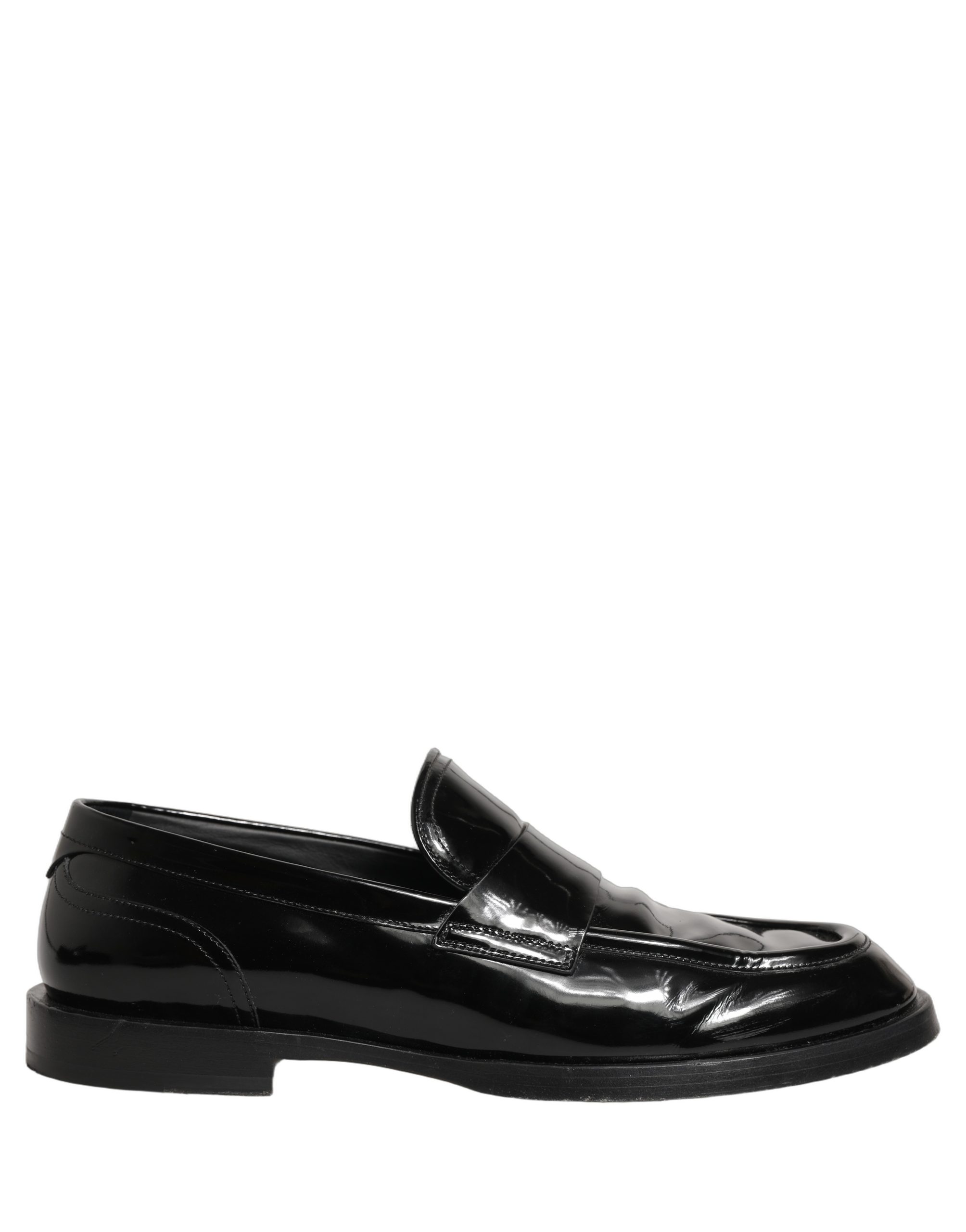 Black Leather Formal Men Dress Loafers Shoes
