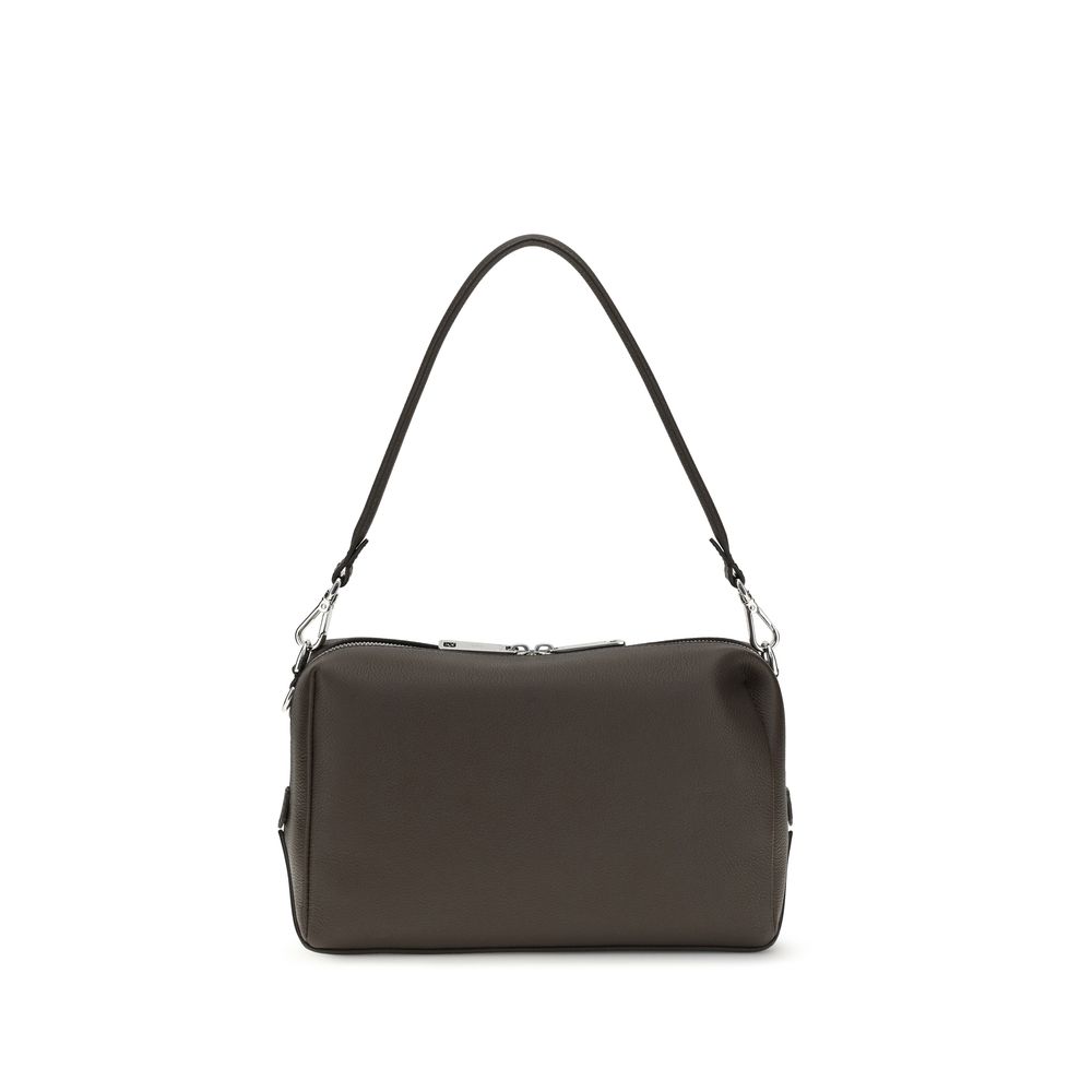 Fendi Brown Calf Leather Bos Taurus Shoulder Bag - Men