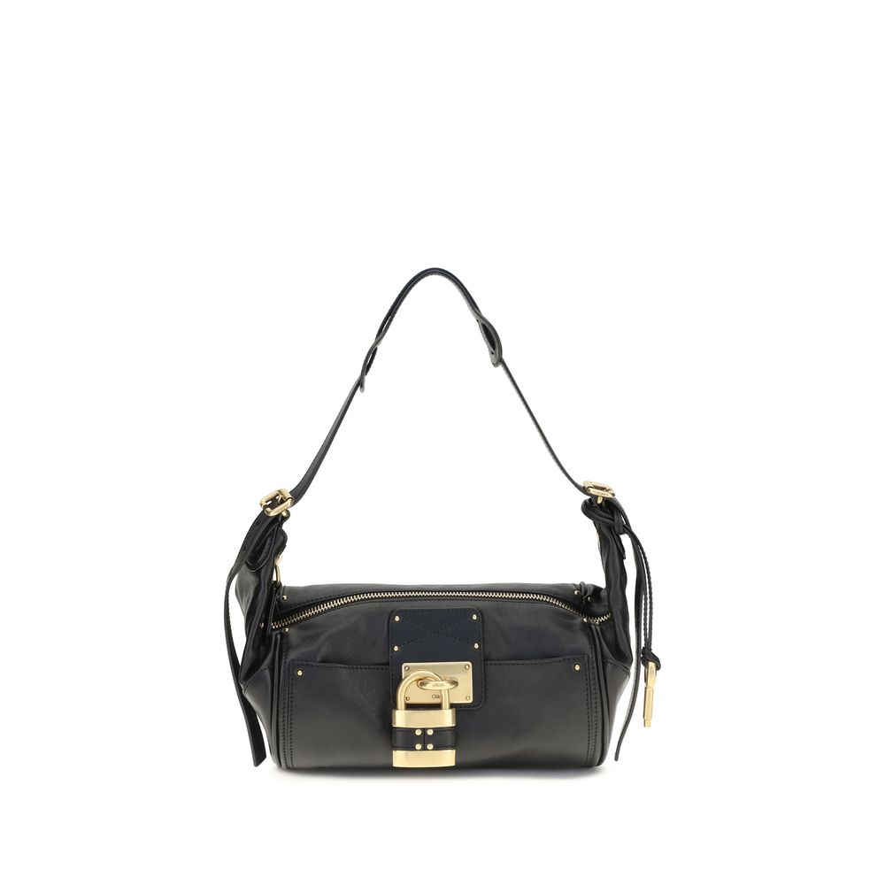 Chloé Black Calf Leather Bos Taurus Shoulder Bag - Women