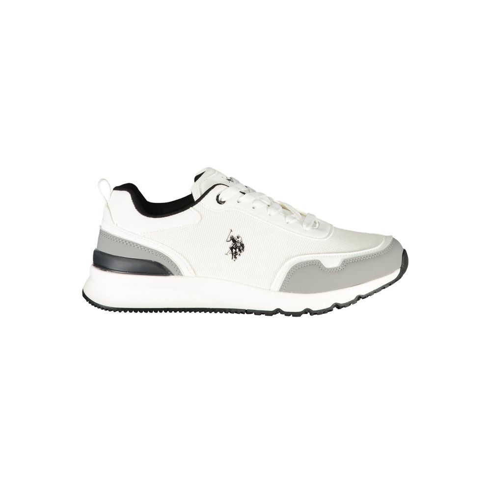 Bianco Poliuretano Uomo Sneaker