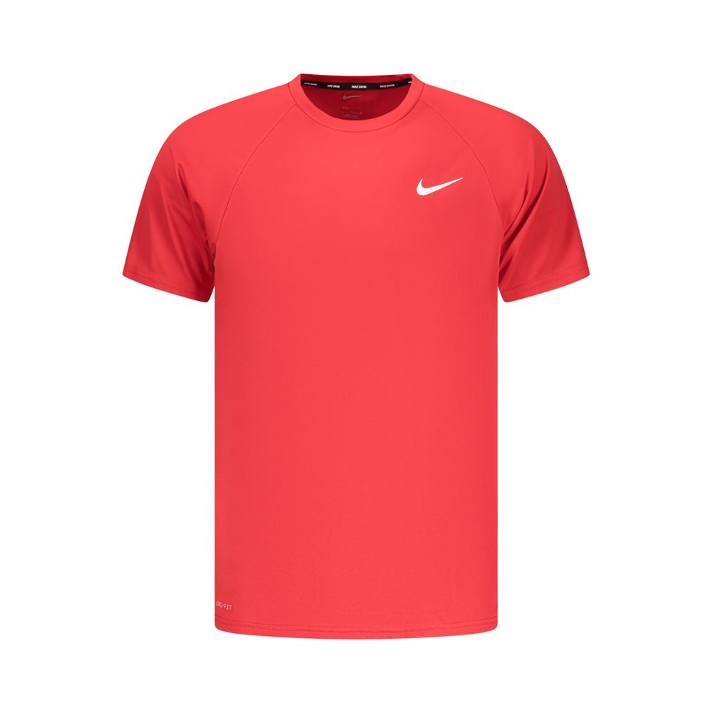 Red Polyester Men's T-Shirt