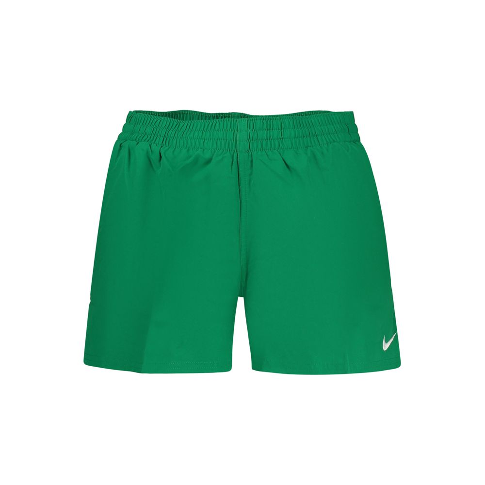 Green Polyester Men's Swimwear