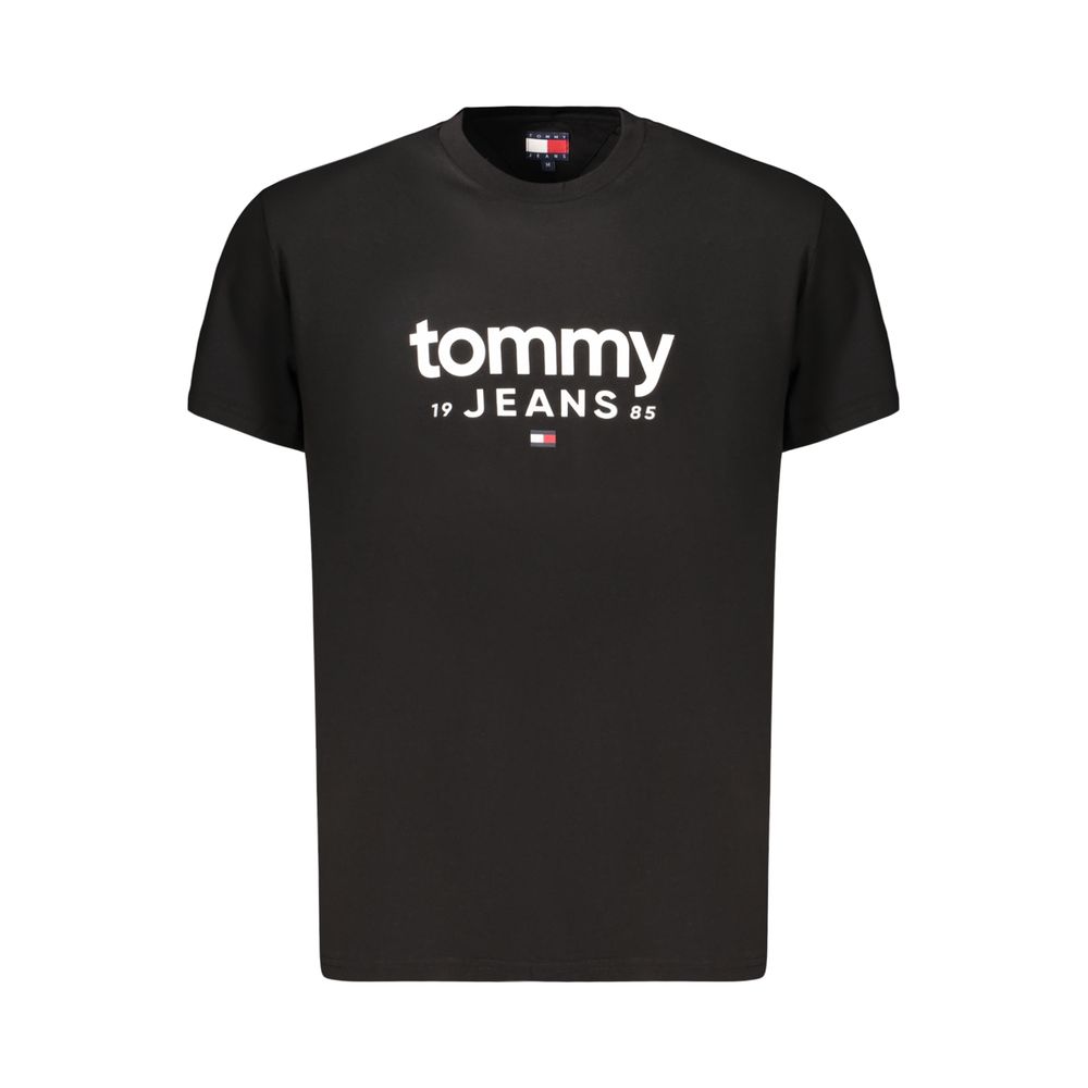 Black Cotton Mens T-Shirt