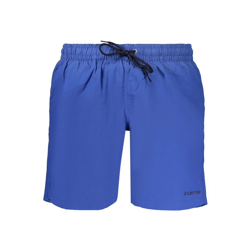 Blue Polyamide Men Swimwear