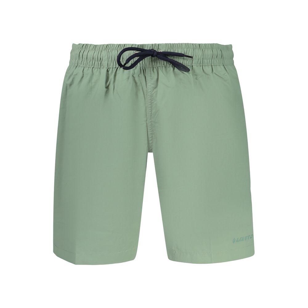 Green Polyamide Men's Swimwear
