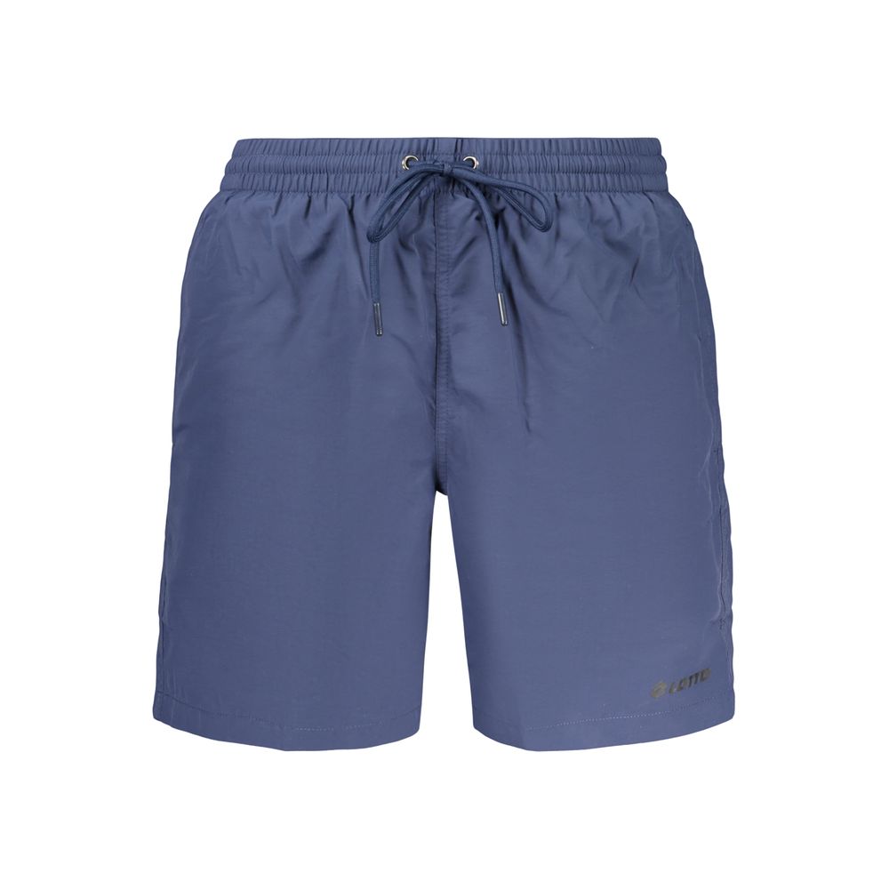 Blue Poliammide Men's Swimshorts