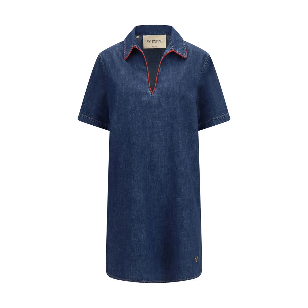 Valentino Blue Cotton Casual Dress - Women