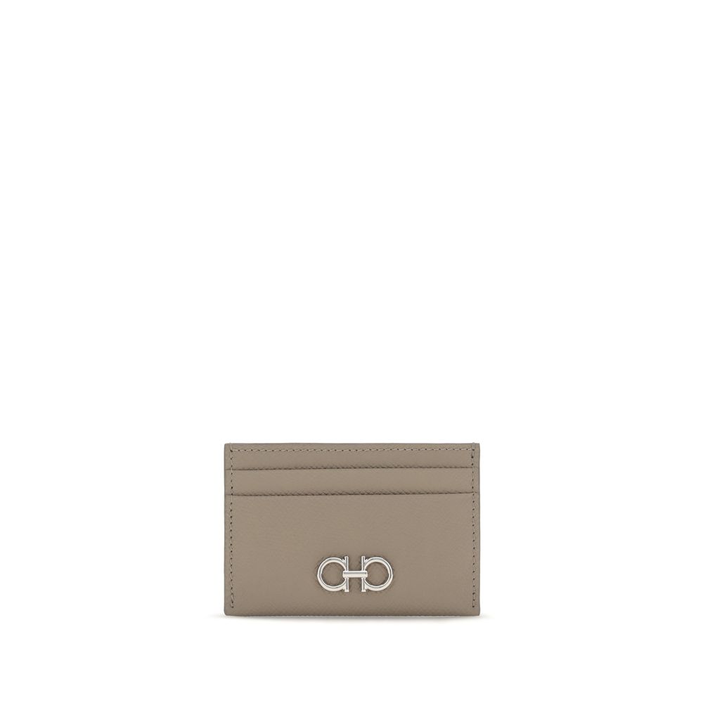 Beige Calf Leather Bos Taurus Wallet