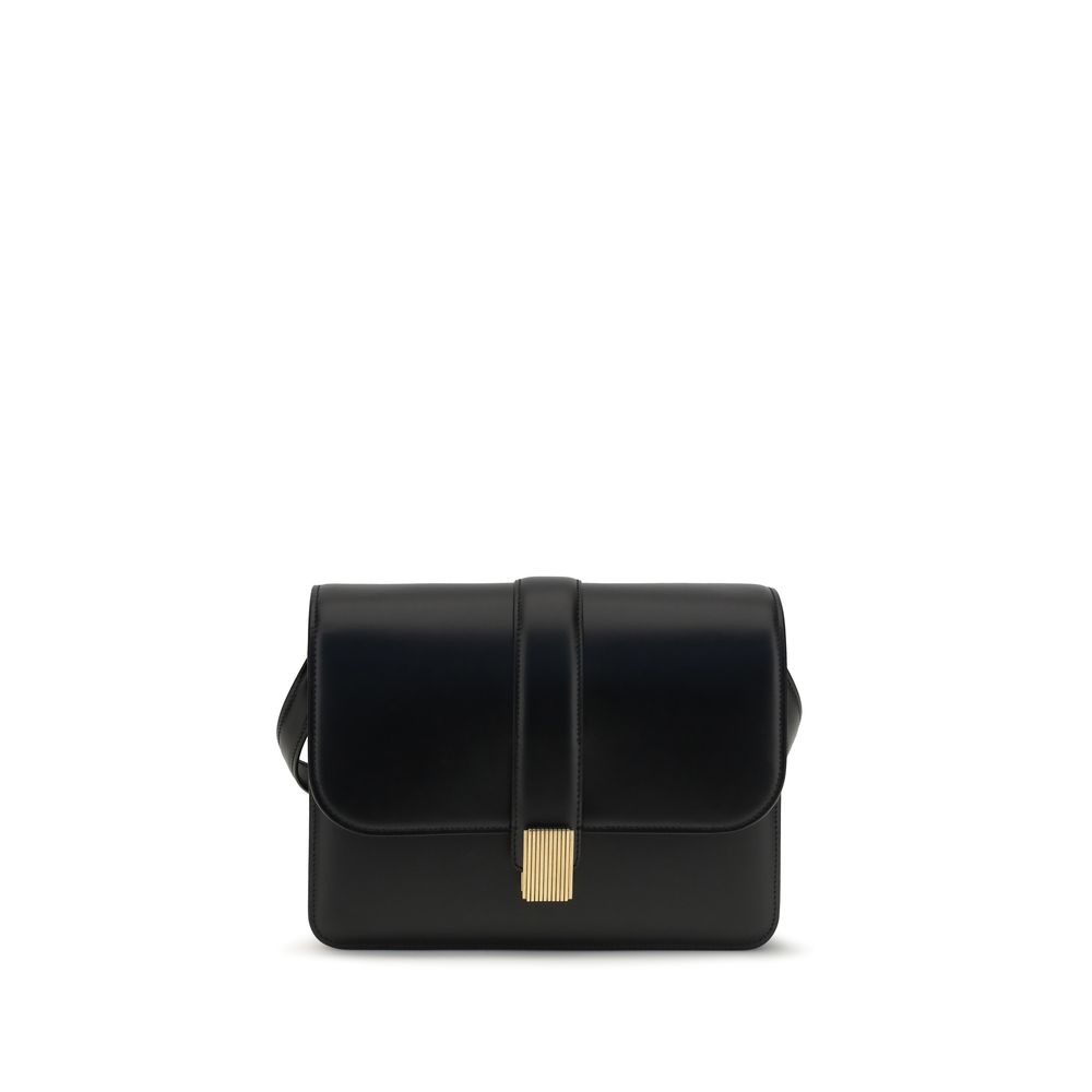 Black Calf Leather Bos Taurus Shoulder Bag