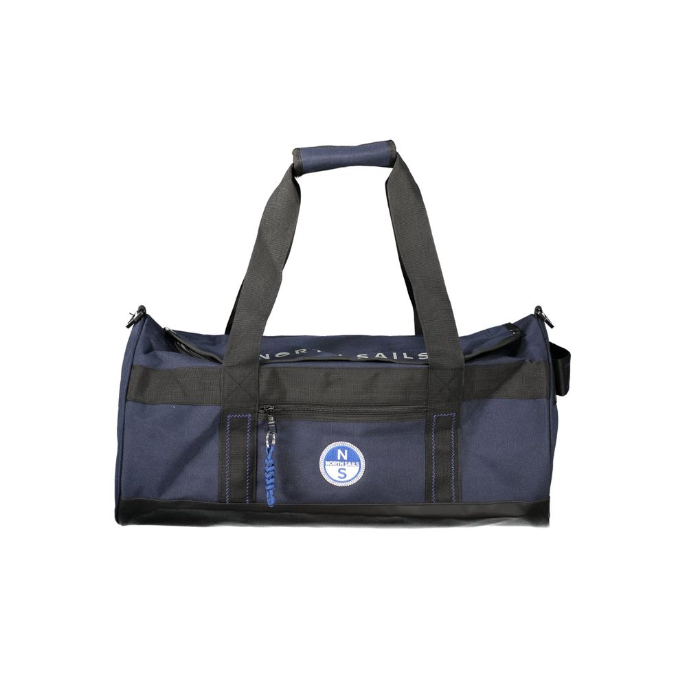 Blue Polyester Mens Bag