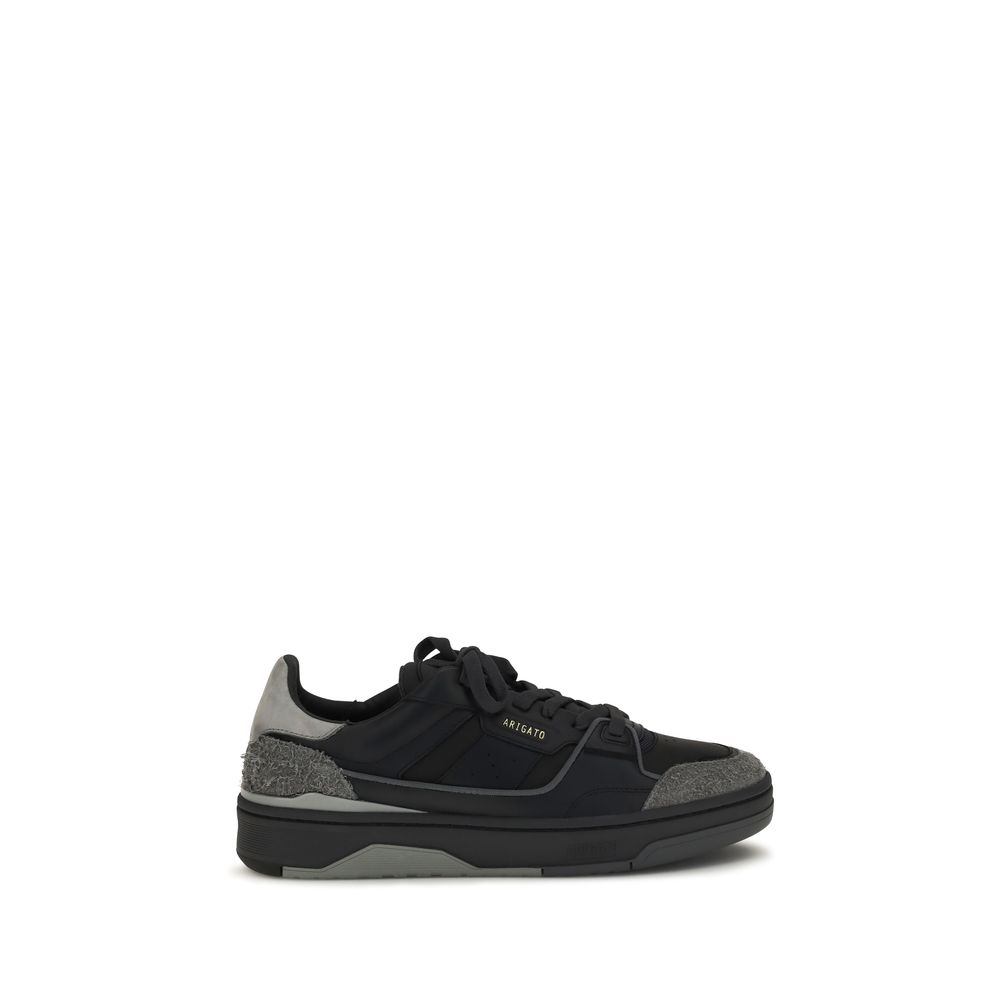 Black Calf Leather Bos Taurus Low Top Sneakers