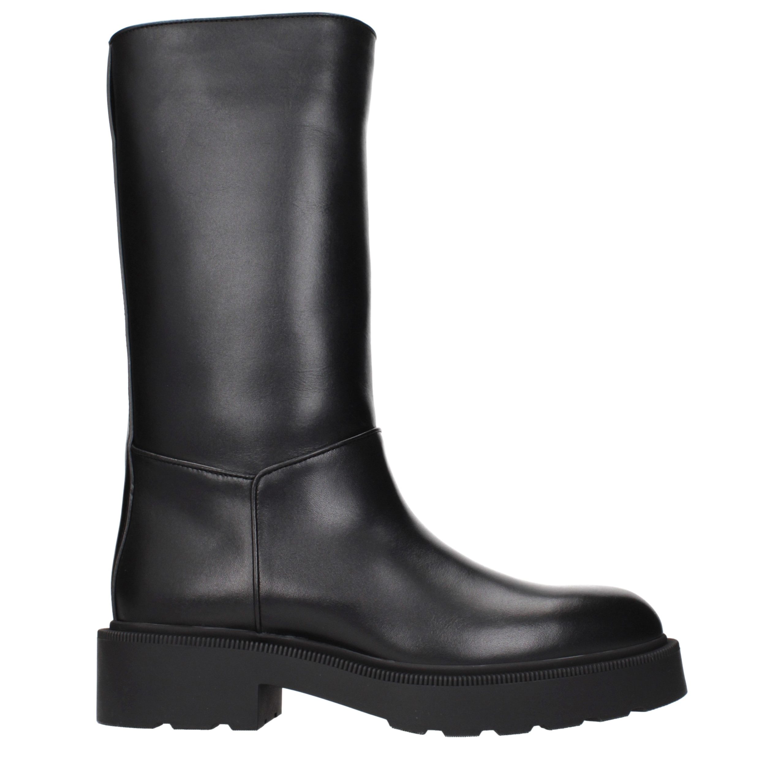 Black Leather Boots