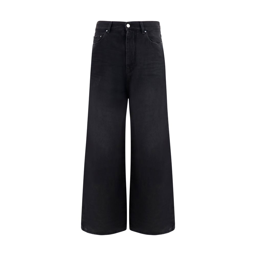 Black Cotton Jeans Denim