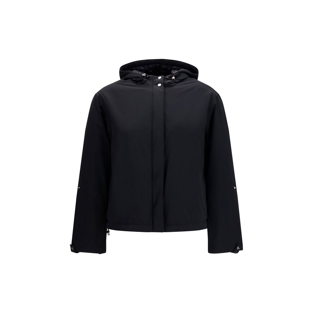 Herno Black Polyamide Shell Jacket Clothing - Women