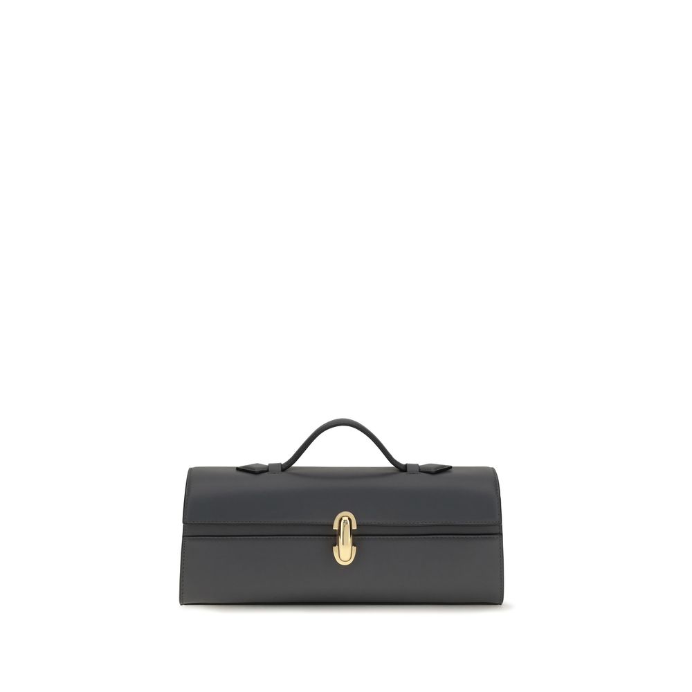 Gray Calf Leather Bos Taurus Handbag