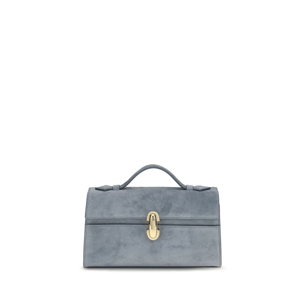 Blue Calf Leather Bos Taurus Handbag
