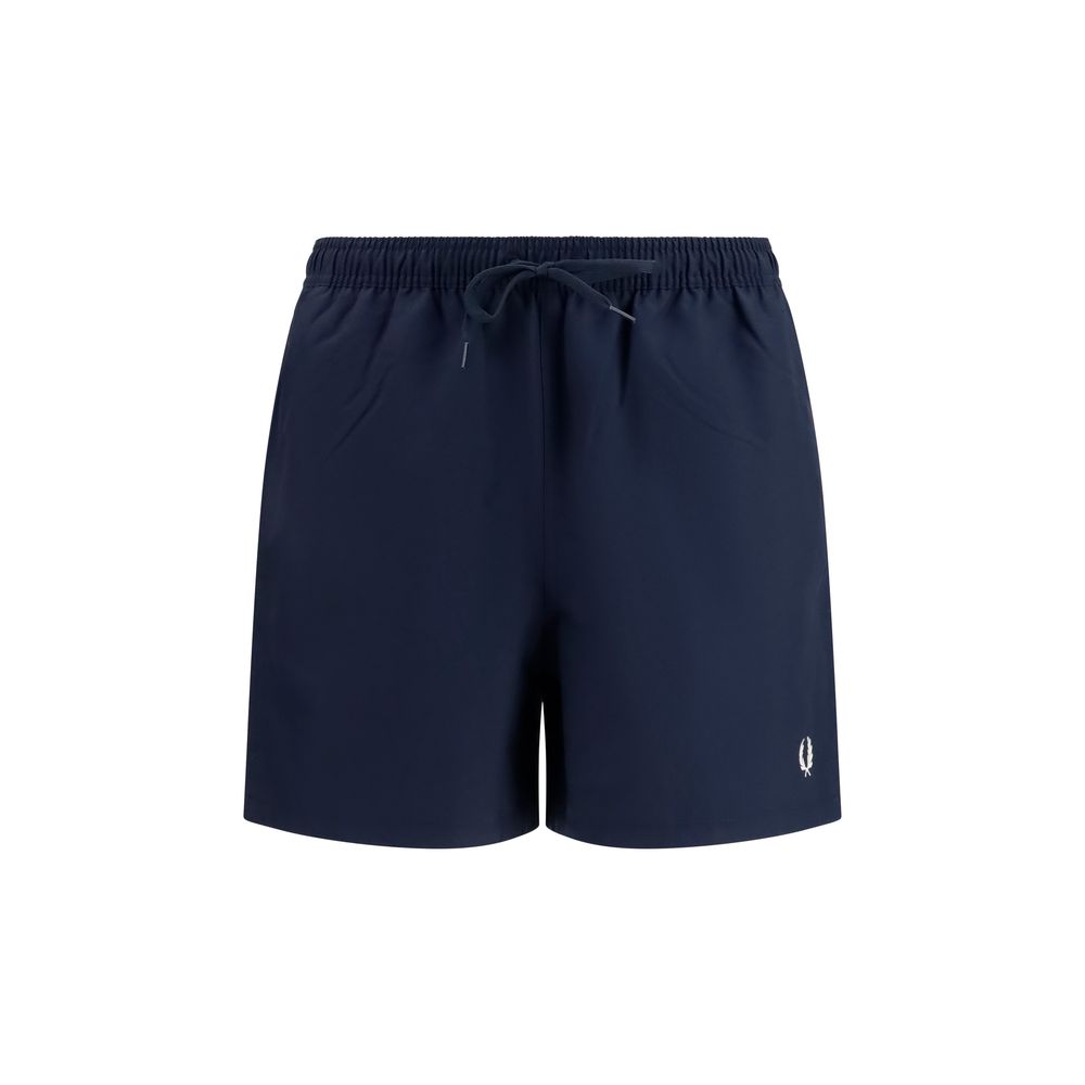 Blue Recycled Polyester Shorts