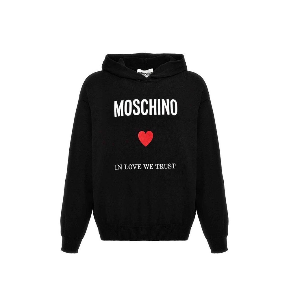 Black Cotton Sweatshirt