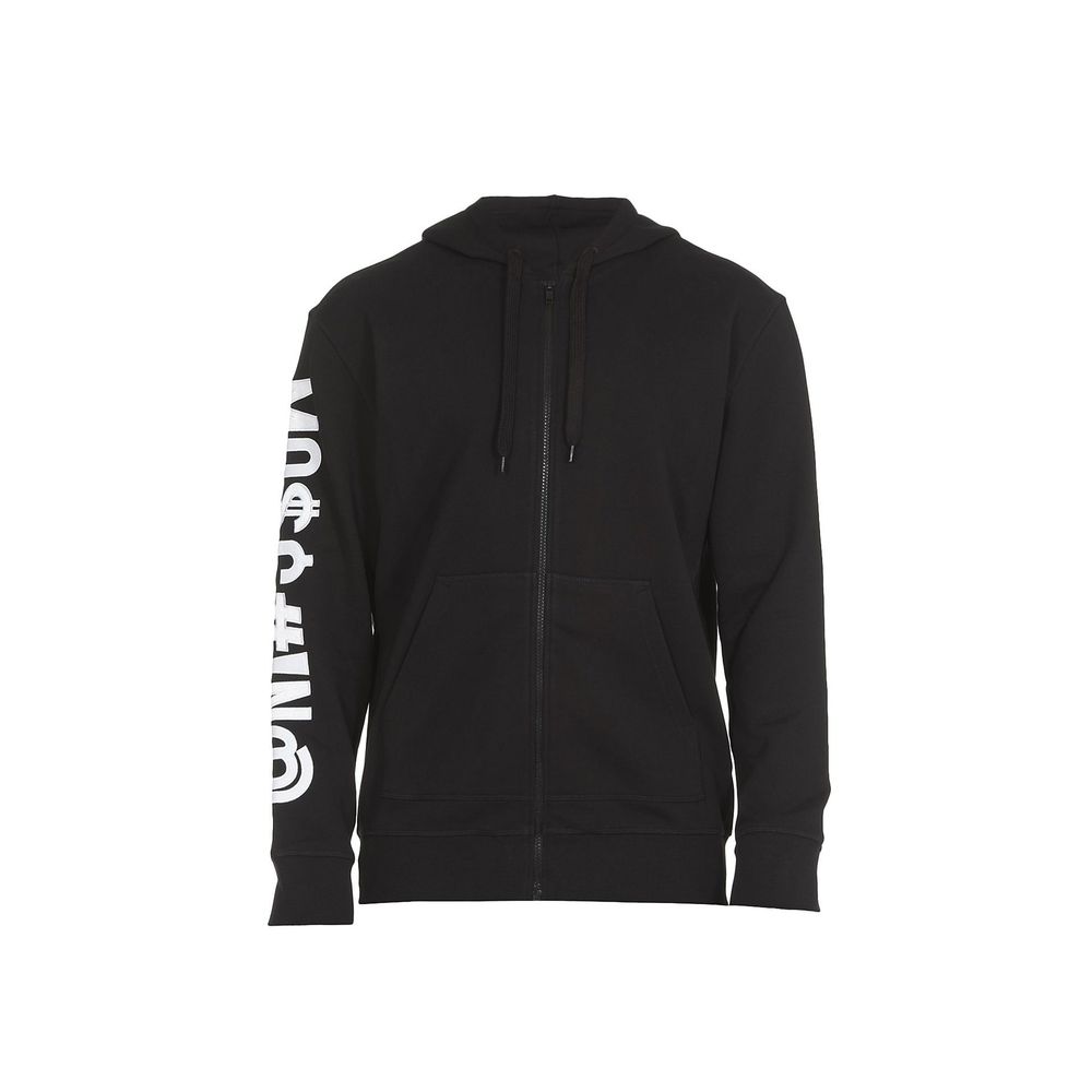 Black Cotton Sweatshirt